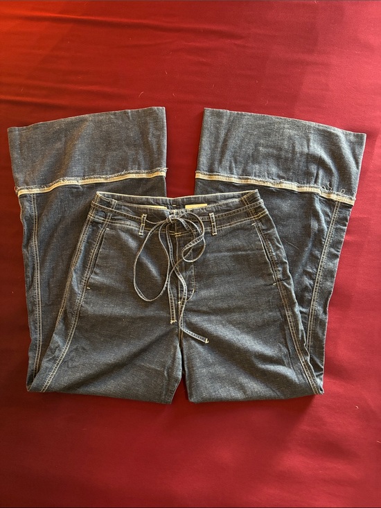 Pilcro and the Letterpress Denim - Pilcro wide leg jeans